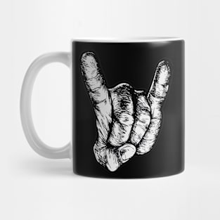 hand rock Mug